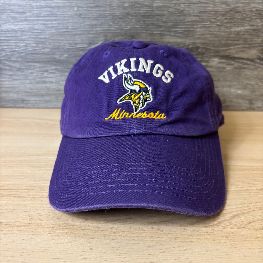 Minnesota Vikings‎ Hat Cap Strap Back Purple NFL Football Adjustable